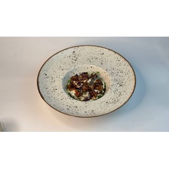 Закуска з креветками і страчателлою