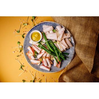 Асорті сала з часником та грінками (150 г/50 г)