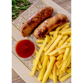 Ковбаски гриль з картоплею по-селянськи (400 г)