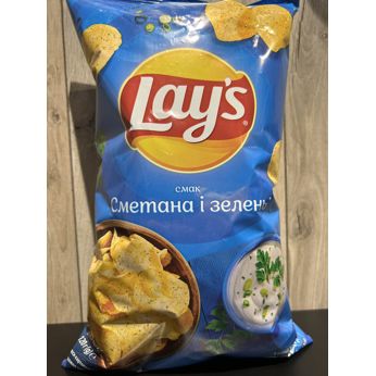 Lays Сметана та зелень (120 г)
