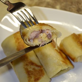 Млинці з шинкою і моцарелою (500 г)