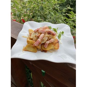 Картопля по-домашньому з беконом (250 г)