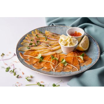 Рибне асорті з ікрою та маслом (250 г)