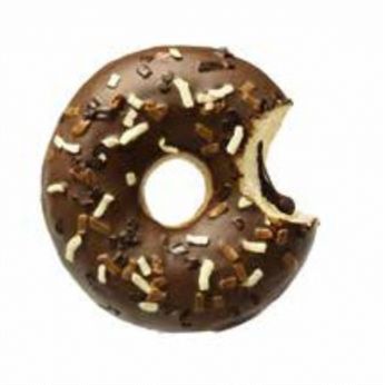 Донат з начинкою "HOLLY CHOC"
