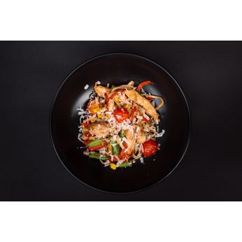 Удон з куркою та соусом унагі (210 г)