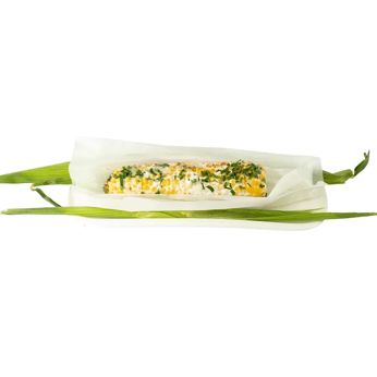 Кукурудза з часниковим соусом