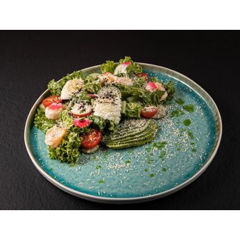 Салат з морепродуктами, авокадо і вершковим соусом (280 г)