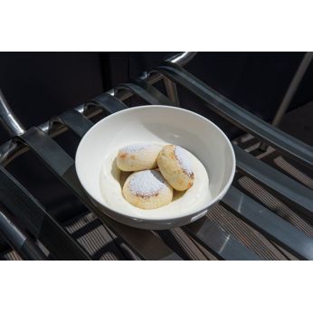 Сирники зі сметаною з лаймом