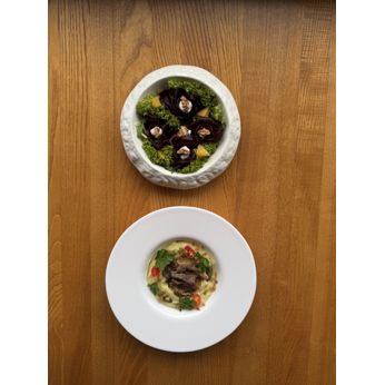 Салат + основна страва