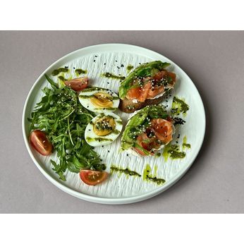 Брускета з лососем (260 г)