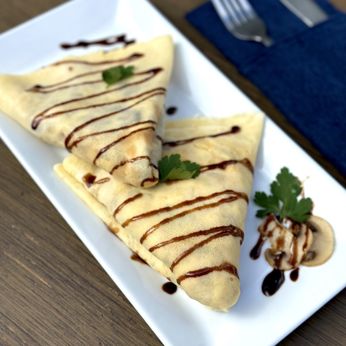 Млинці з куркою, грибами та сиром (400 г)