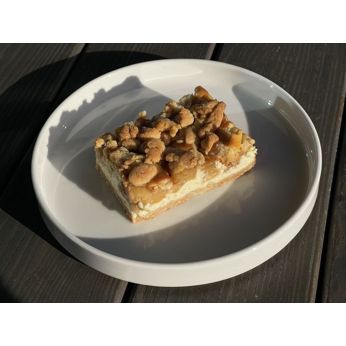 Англійський яблучний крамбл-пиріг