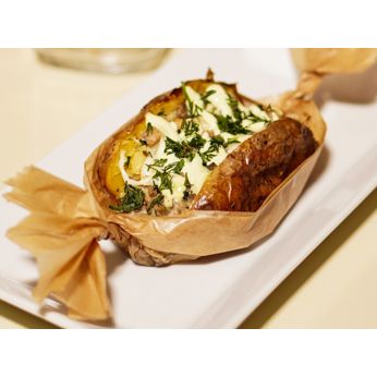 Картопля курка, гриби, сир (280 г)