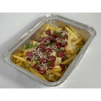 Фрі з ковбасками (200 г)
