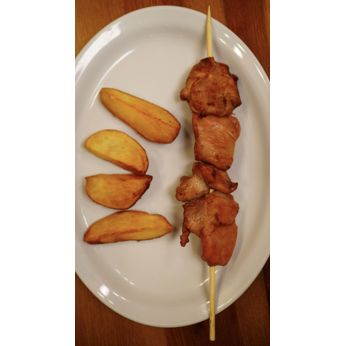 Картопля + шашлик курячий (300 г)