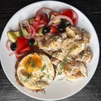 Картопля з яловичим біфштексом (600 г)