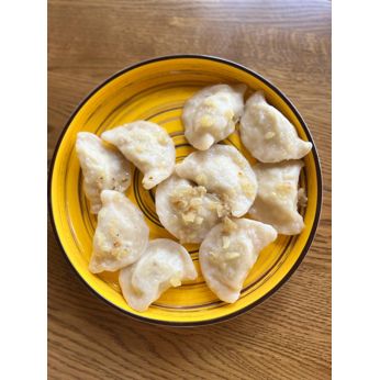 Вареники з соленим сиром та маслом (240/30 г)
