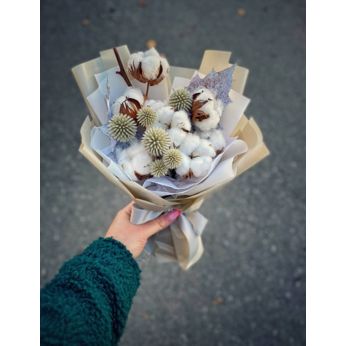Букет з бавовни малий №2