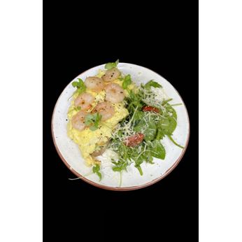 Скрембл з креветками та гуакамоле (320 г)