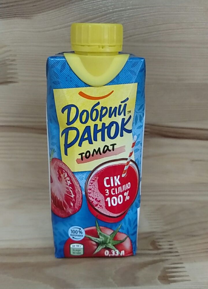 Томатний сік з сіллю (200 мл) з Добра піца. Доставка до 60 хвилин