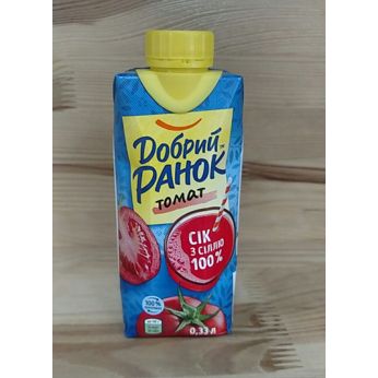 Томатний сік з сіллю "Добрий ранок" (330 мл)