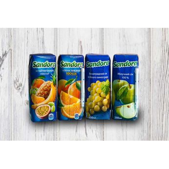 Сік в асортименті (0.25 л)