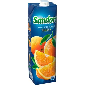 Сік Sandora апельсиновий (1 л)