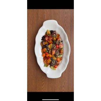 салат теплою телятиною