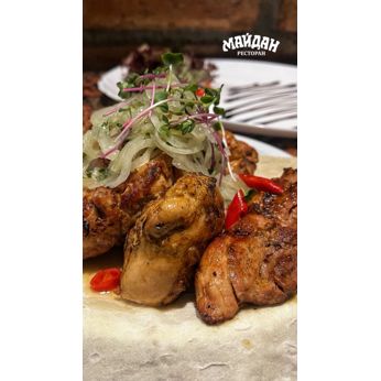 Шашлик курячий (Вагова страва/100 г)